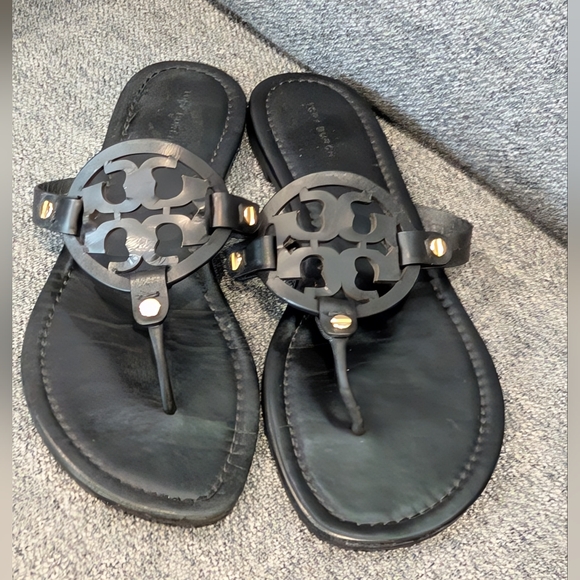 Tory Burch MILLER PATENT SANDAL - Picture 3 of 14